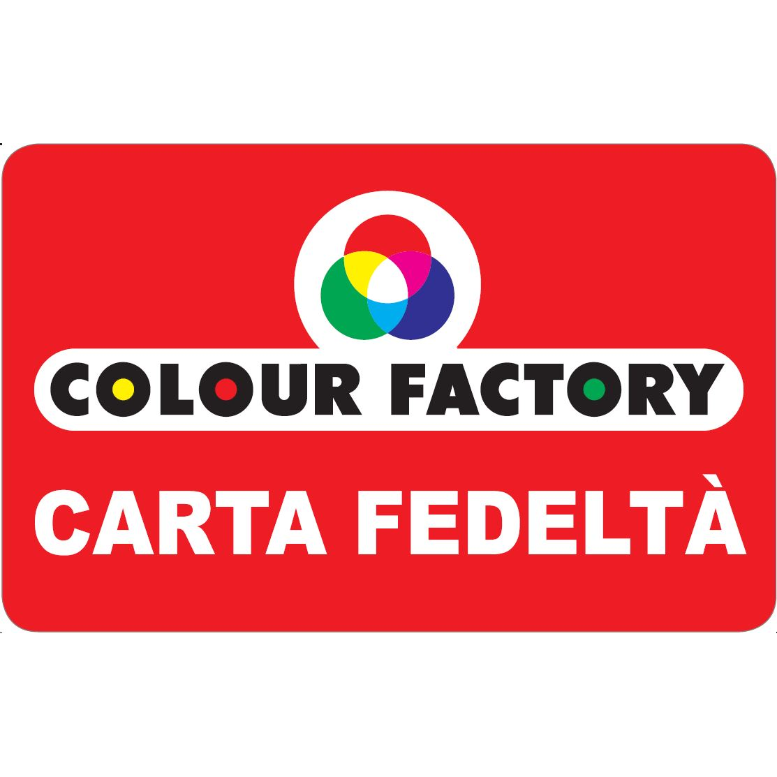 Carta Fedeltà Colour Factory